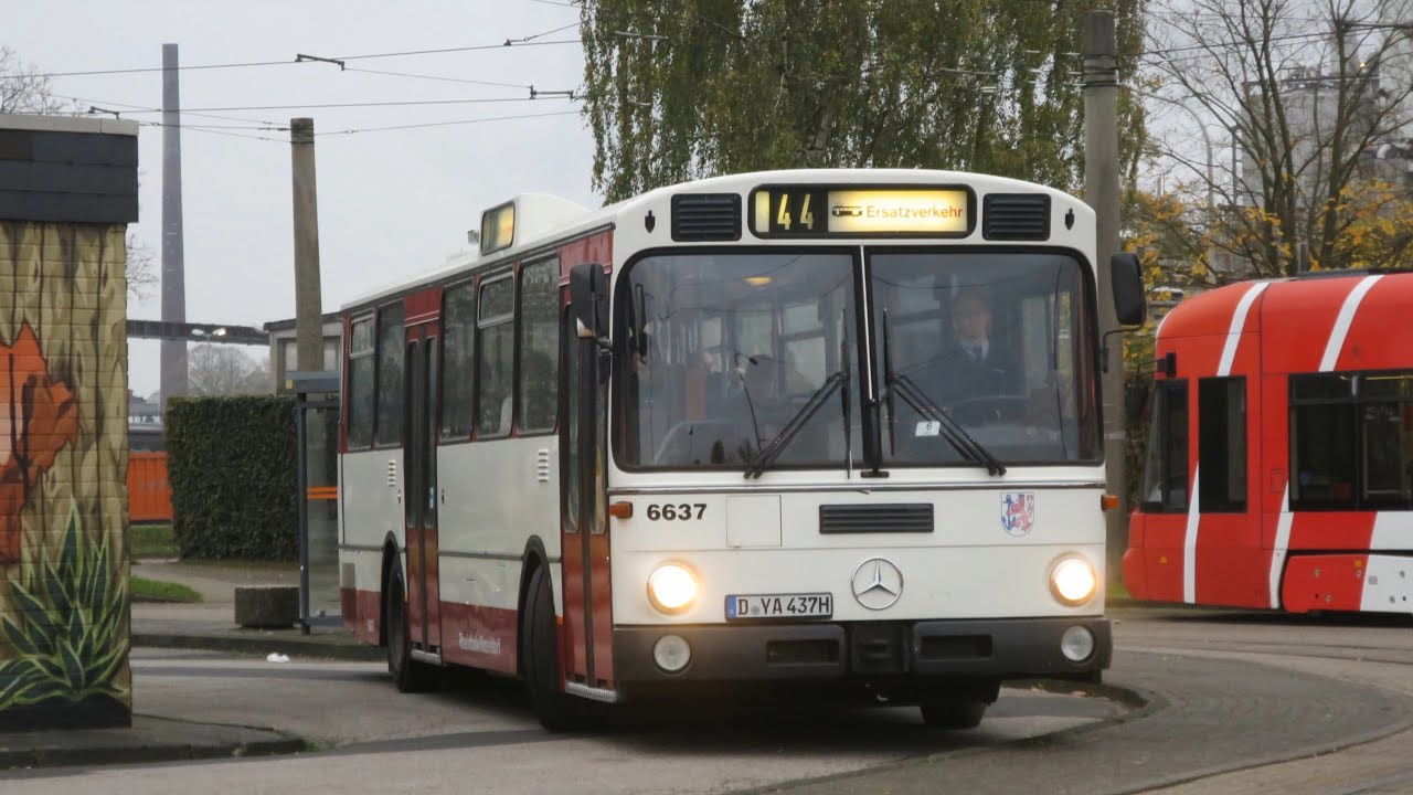 [Видео] Экскурсия на автобусе MB O 305: Мюльхайм (Рур) - Дуйсбург - Мёрс