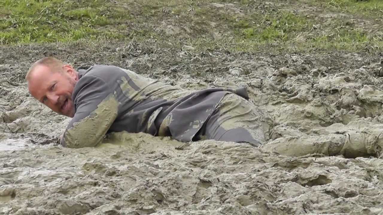 A muddy family