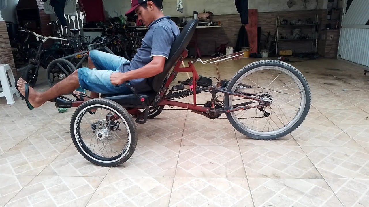 TRICICLO RECLINADO. Troca do encosto