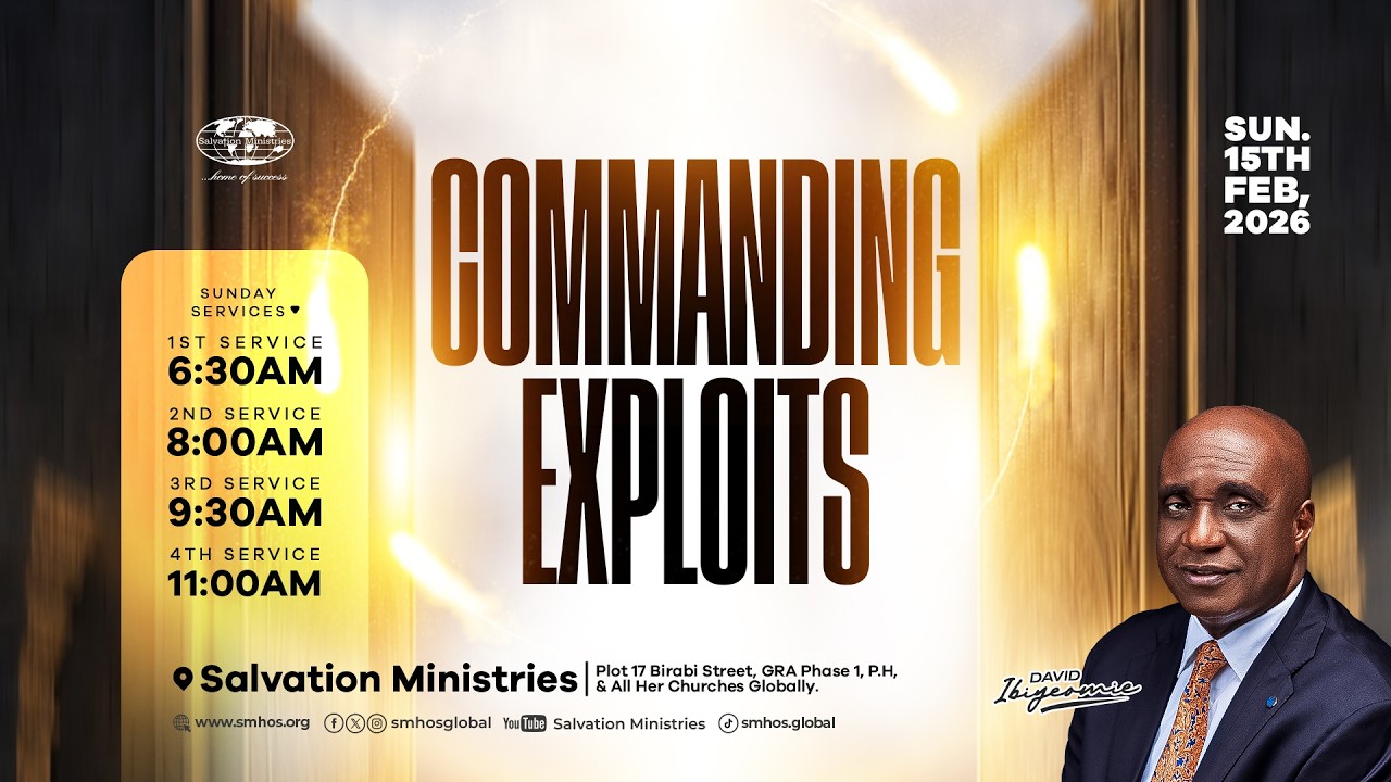 Commanding Exploits | Sunday Service | Sunday, 15th February 2026