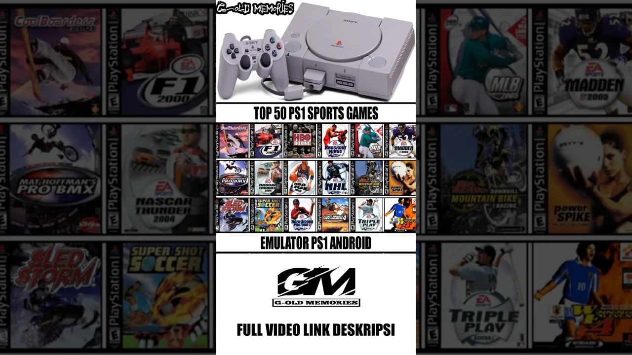 Лучшие спортивные игры для PS1 | Лучшие игры для PS1 | Эмулятор PS1 для Android