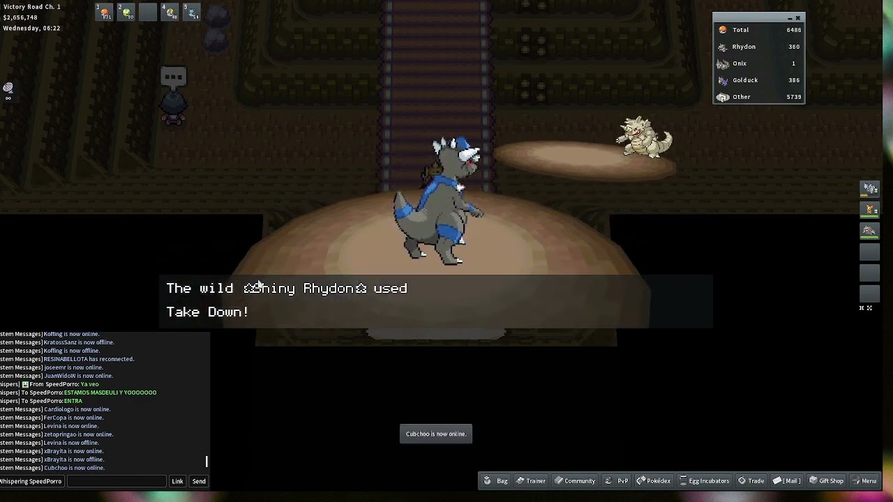 Shiny Rhydon Reaction After 6486 Encounters | PokeMMO | AkaFrOzeN