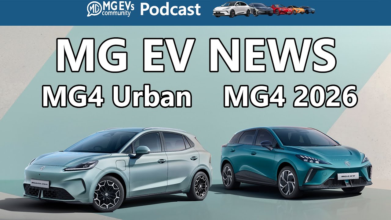 Обновленная версия MG4 EV + НОВАЯ MG4 EV Urban - даты поступления в Великобританию, цены, характе...