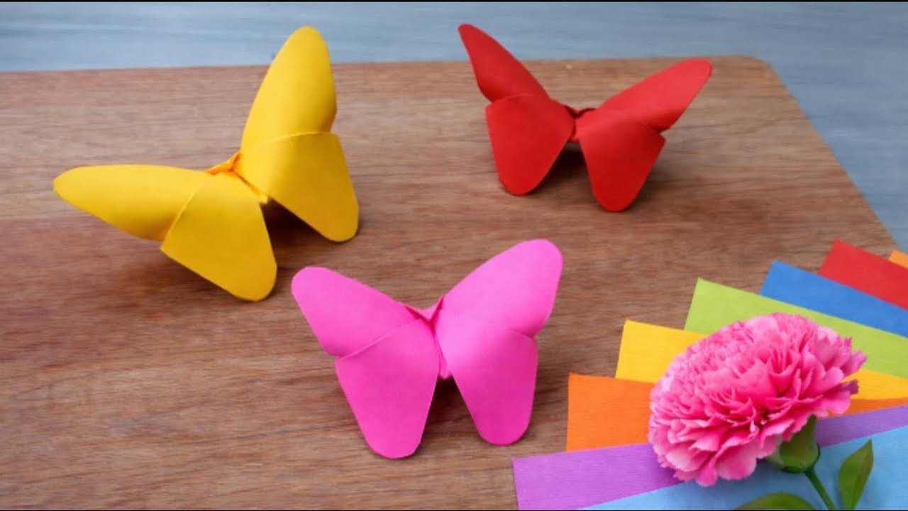How to Make a Paper Butterfly | Easy Origami Tutorial