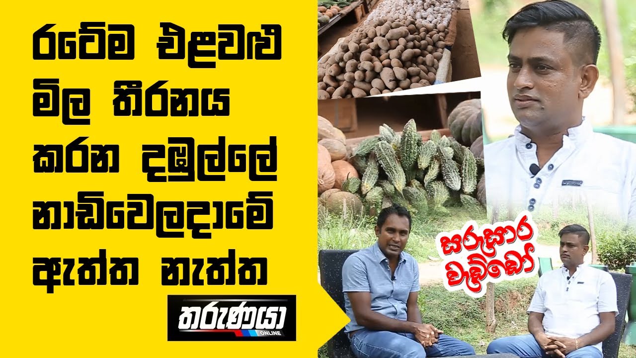 A Man Connected the Dambulla Economic Center with a Farmer ඇවුරුදු 8දී වෙළදාම ඇරඹූ දිරියව්‍යාපාරිකයා