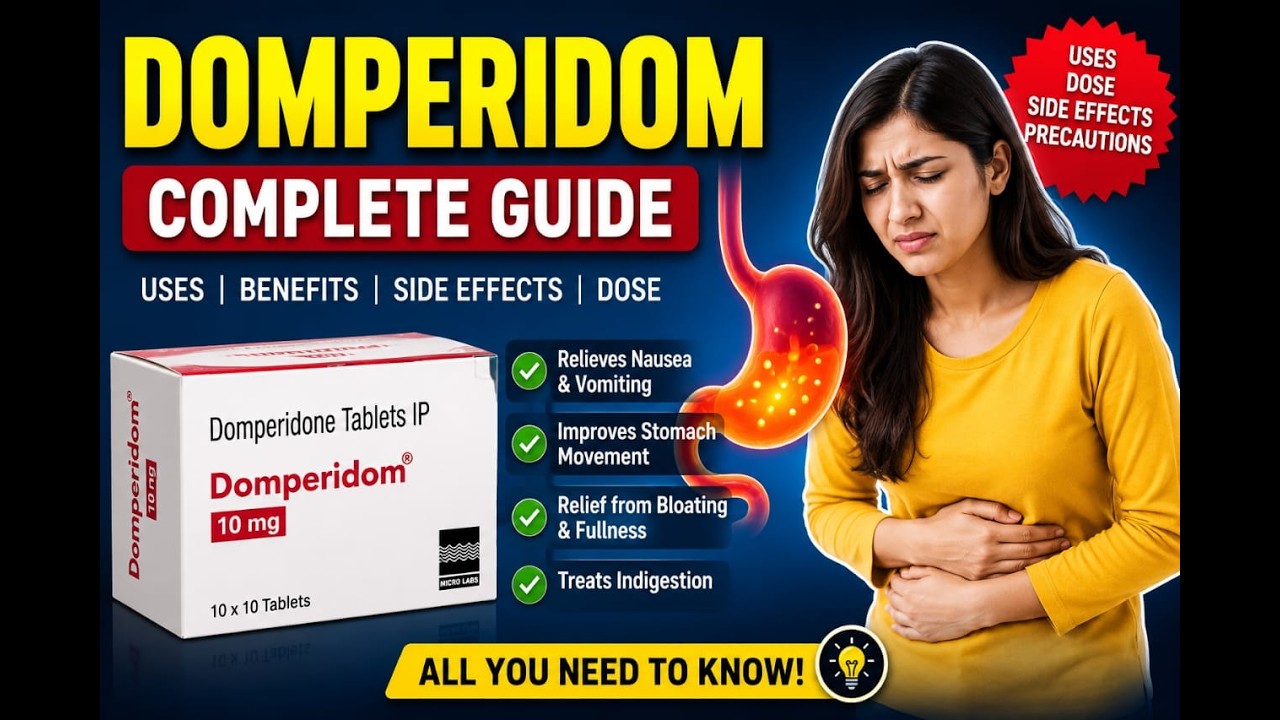 Domperidone medication in Hindi || Usage of Domperidone - Drug Information