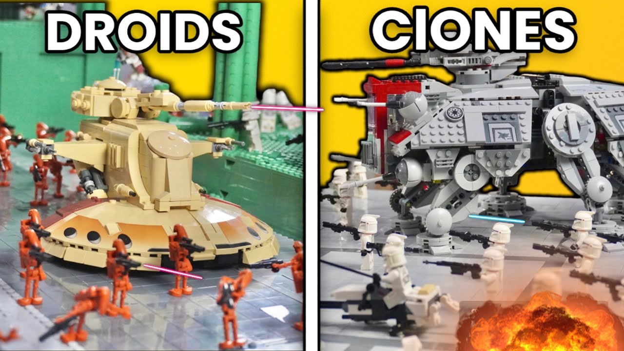 Я построил СРАЖЕНИЯ из «Войн клонов» из LEGO…
