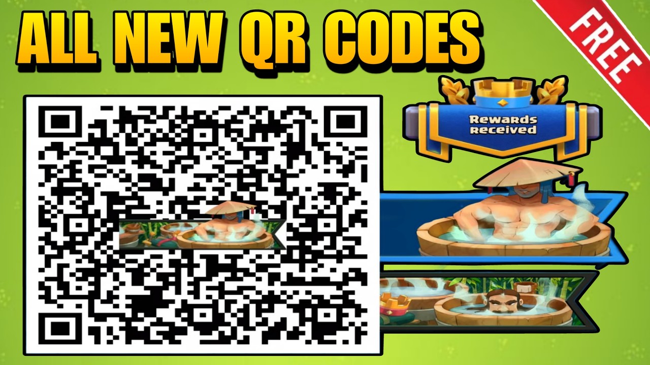 New QR Codes & Free Rewards in Clash Royale! All Working Codes for Everyone