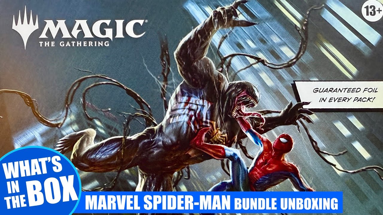 Распаковка набора Magic the Gathering MARVEL Spider-Man