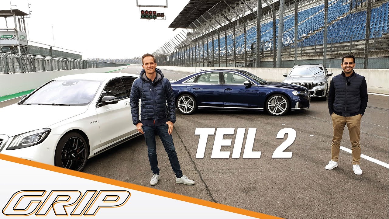 Luxus-Powerlimos: Audi S8, BMW M 760Li, Mercedes-AMG S 63 Teil 2 I GRIP