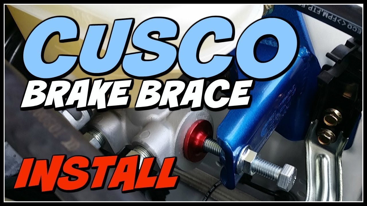 HOW TO INSTALL CUSCO MASTER CYLINDER BRACE 2015-2018 WRX / STi