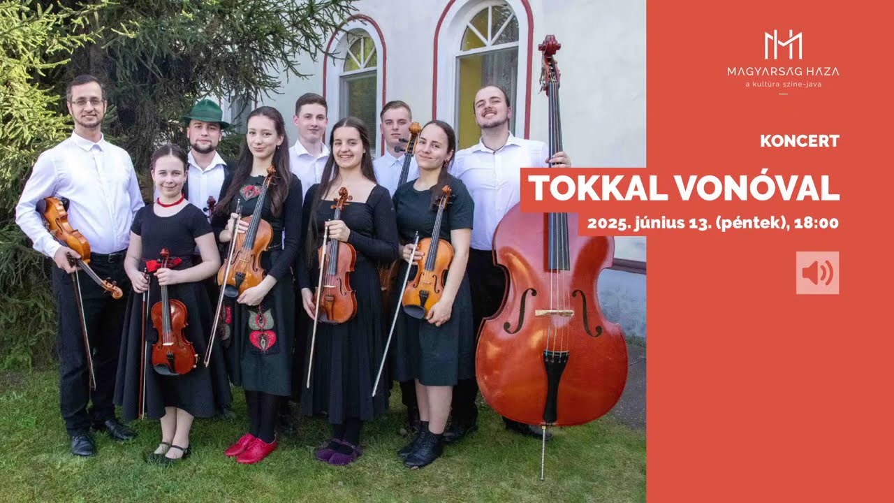 Tokkal vonóval – lemezbemutató koncert a budapesti Magyarság Házában - 2025. június 13.