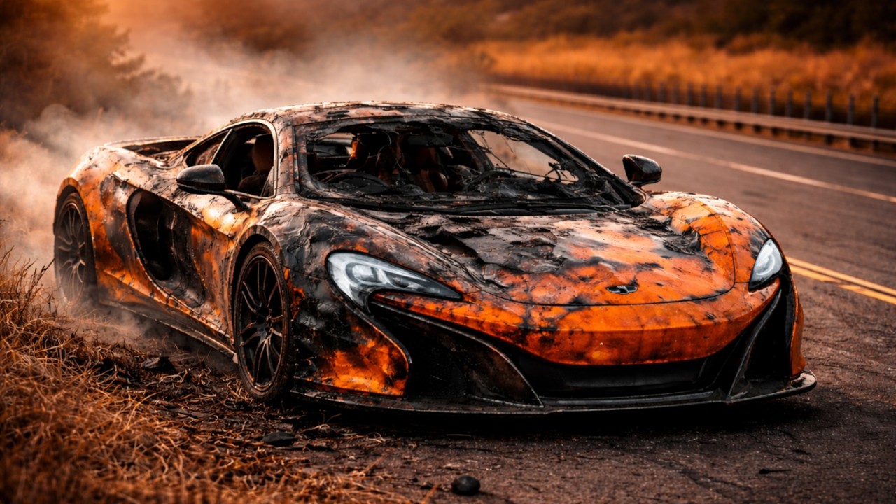 ASMR Car Restoration: Burnt 2014 McLaren 650S Restored Back to Perfection