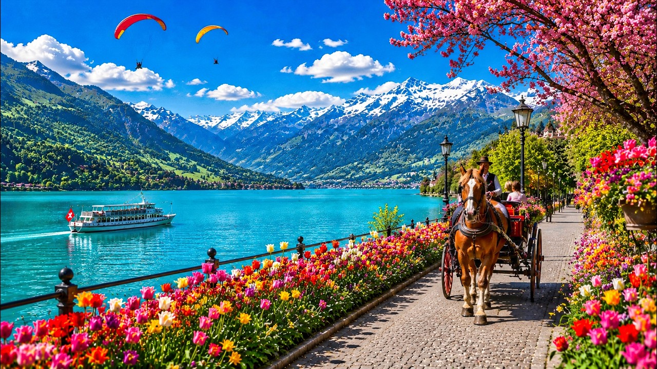 INTERLAKEN - Switzerland's Most Beautiful Village Between Two Stunning Lakes