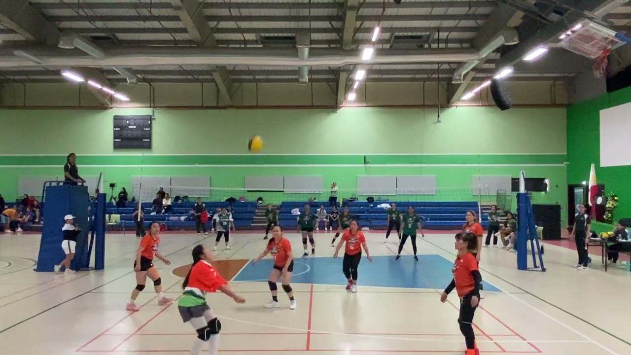 Orange vs Green Volleyball Semifinals Owwa Doha Qatar league 