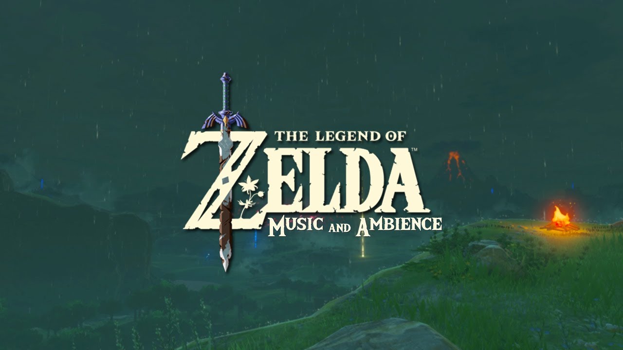 a soft Rainy day vibes by zelda ambience (Relaxing video games music mix w/ fire sounds)
