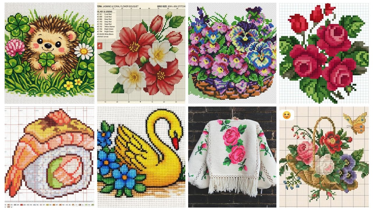 Stunning Cross Stitch Design Idea for Modern Embroidery Projects 🧵✨
