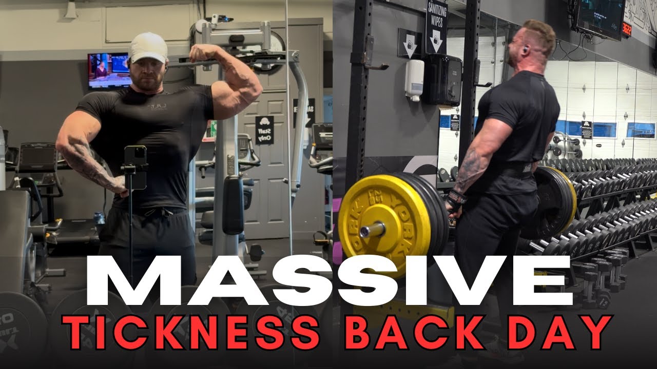 BACK THICKNESS WORKOUT/ IFBBPRO