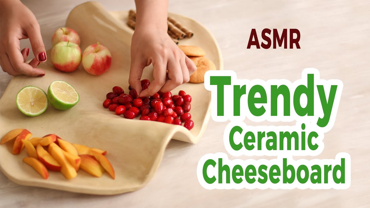 How to make a Trendy Ceramic CheeseBoard 🧀🍇🍪
