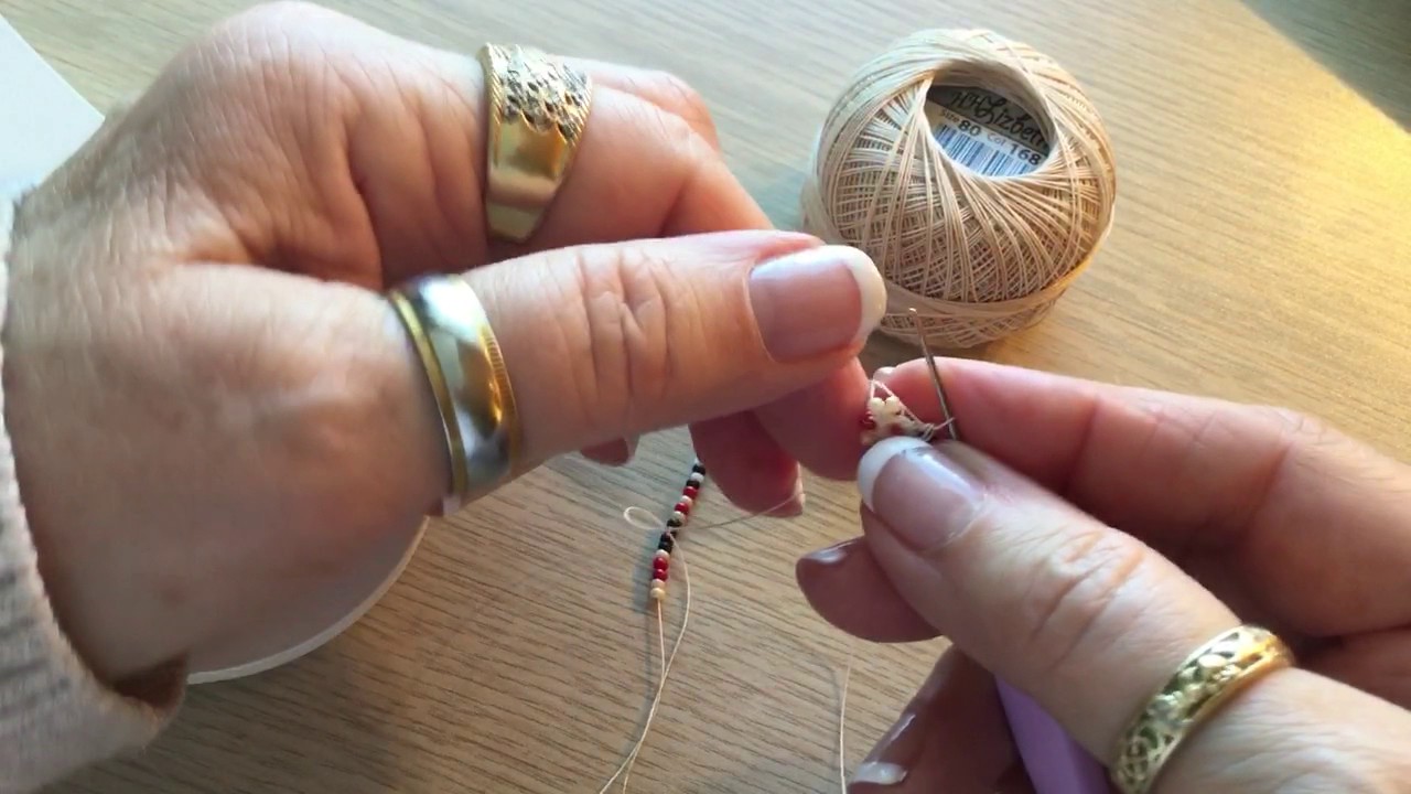 Starting a Double Bead Crochet rope (aka Euro Bead Crochet too)