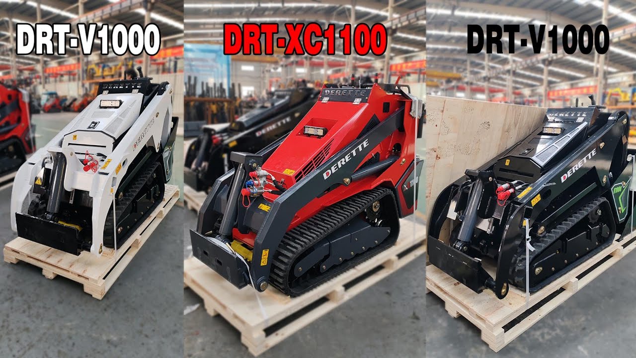 Derette Daily Shipment &ndash; ​​первый мини-погрузчик с бортовым поворотом XC1100 готов к отправке за ...