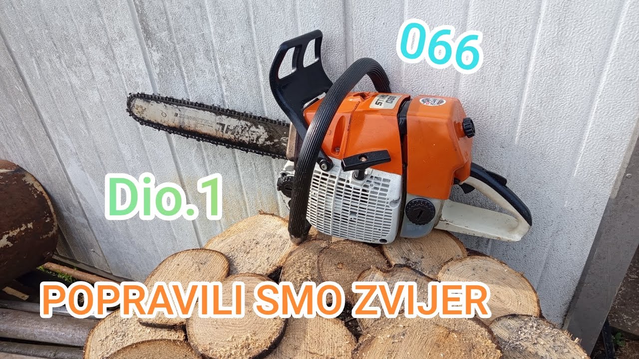1. Dio: Motorna testera Stihl 066-- Sistematski pregled