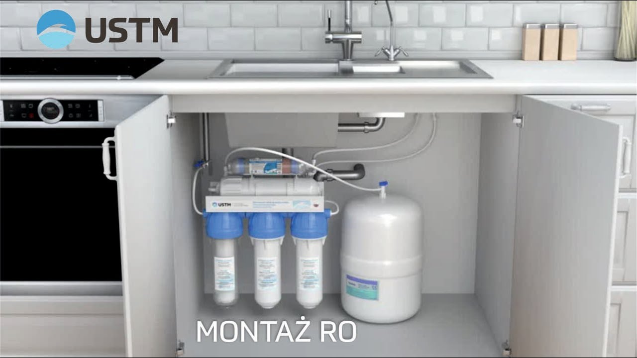 Montaż systemu odwróconej osmozy (RO) UST-M