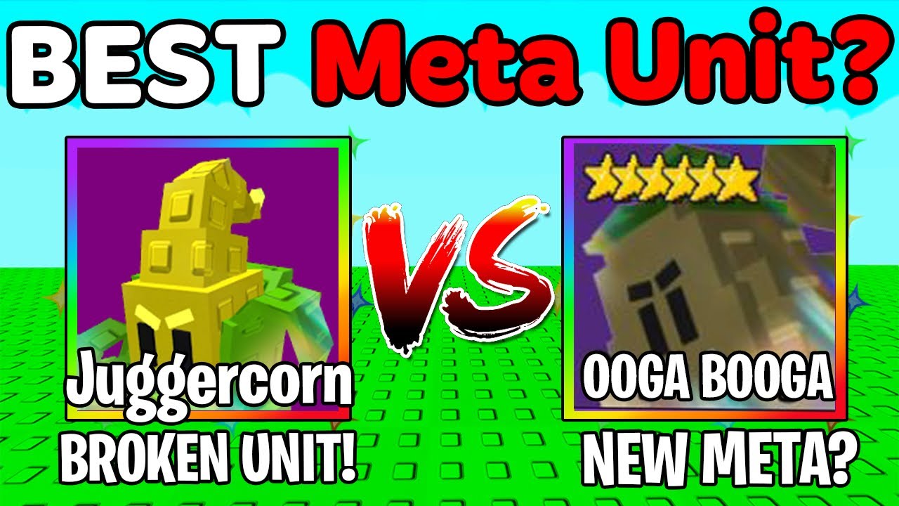  JUGGERCORN VS OOGA BOOGA WHO Is Better? (Garden Tower Defense)