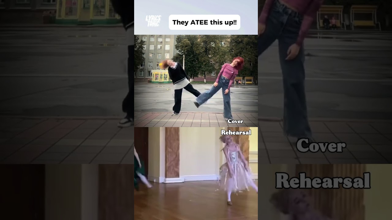 Enid and Agnes Dead Dance Rehearsal vs Cover Video