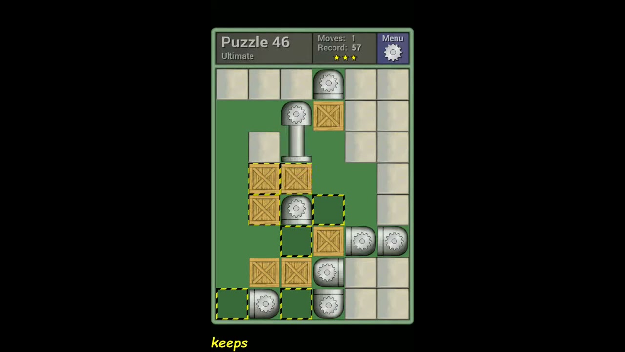 Pushing Machine (Ultimate) Level Puzzle 46 - Perfect Solution