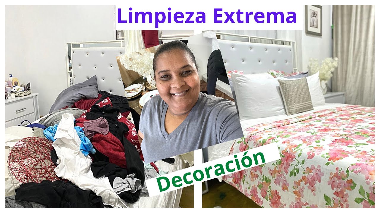 Acompañame a limpiar mi habitación para esta primavera 2023/Limpieza y organización