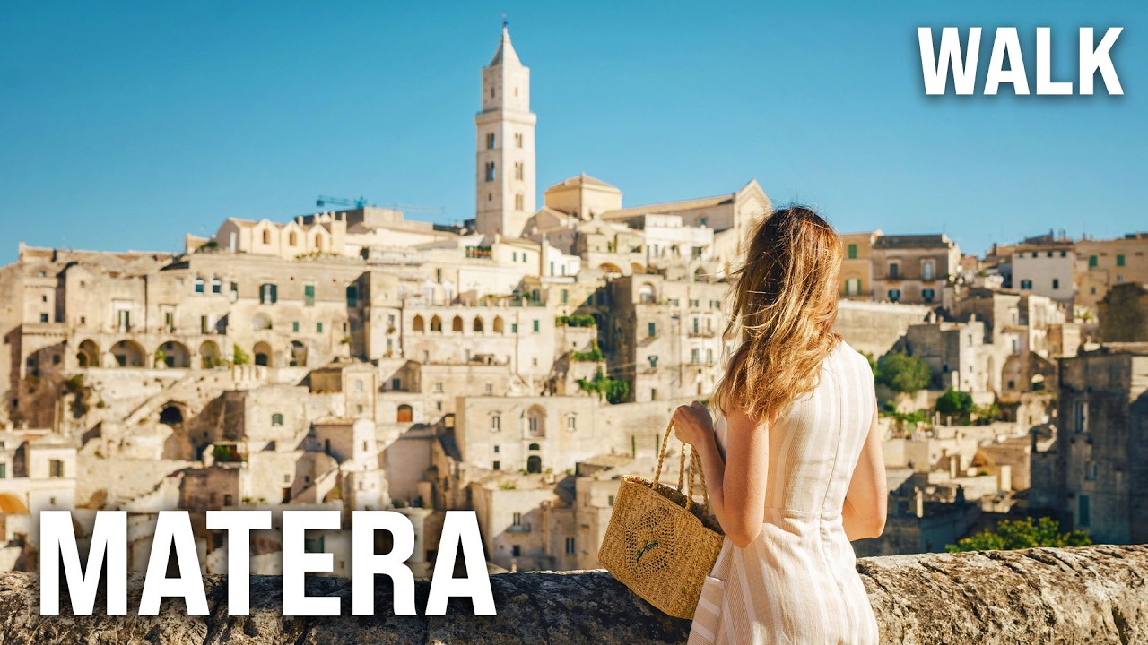 MATERA Walking Tour 2025 | Explore UNESCO’s Ancient Cave City [4K/60fps]