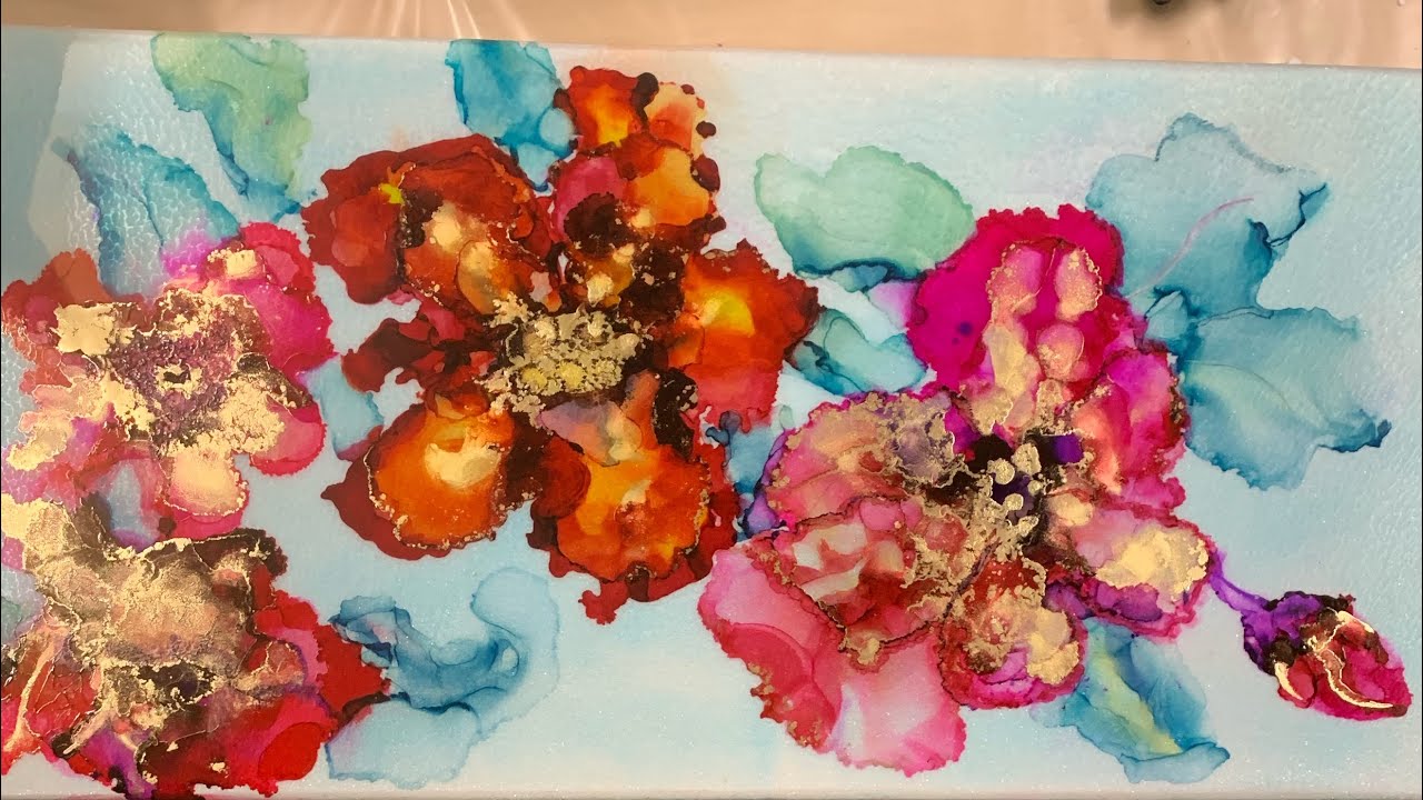 Resin art Alcohol ink/markers & Epoxy painting??