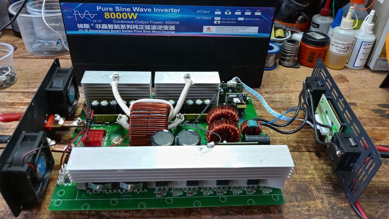 Inversor Jin Si 24v/220v/8000wp