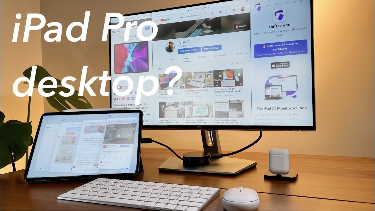 Как использовать внешний монитор с iPad + первый взгляд на приложение Shiftscreen!