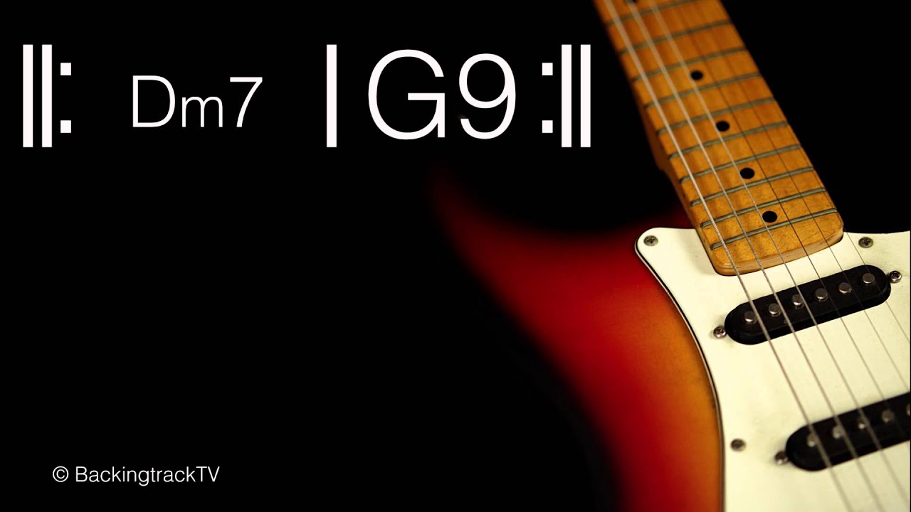 Funky Guitar Backing Track in Dm / D Dorian