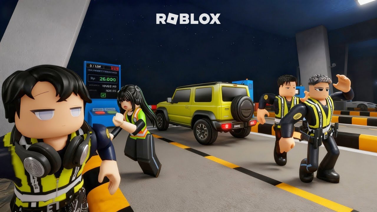 HARI PERTAMA JADI PENJAGA PINTU TOL ANOMALIES ‼️ Roblox Horror Indonesia