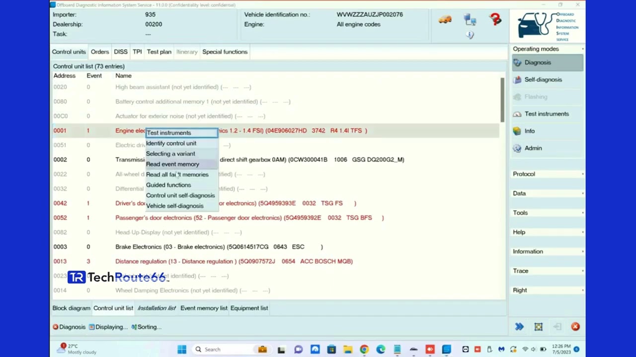 How to Use ODIS Access Codes for Online Programming (SVM, IMMO, CP, SFD)