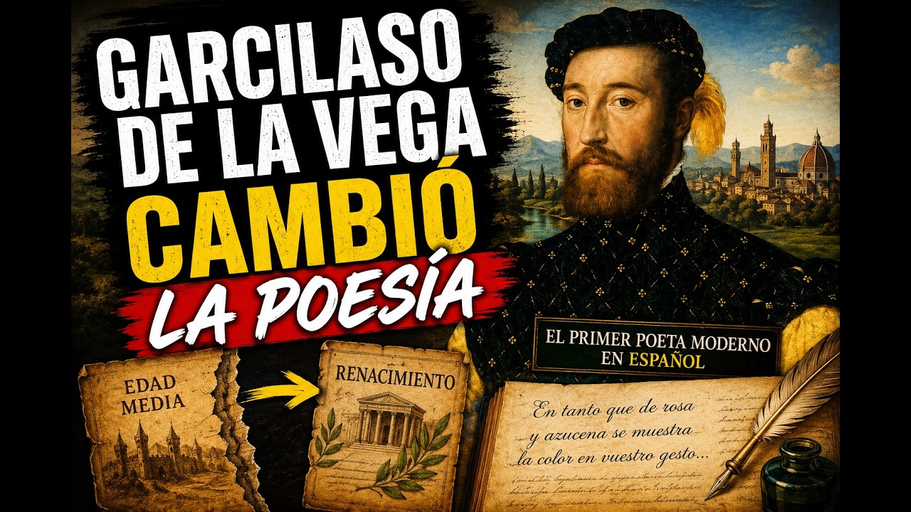 GARCILASO DE LA VEGA explicado fácil: el poeta que revolucionó la lírica del Renacimiento