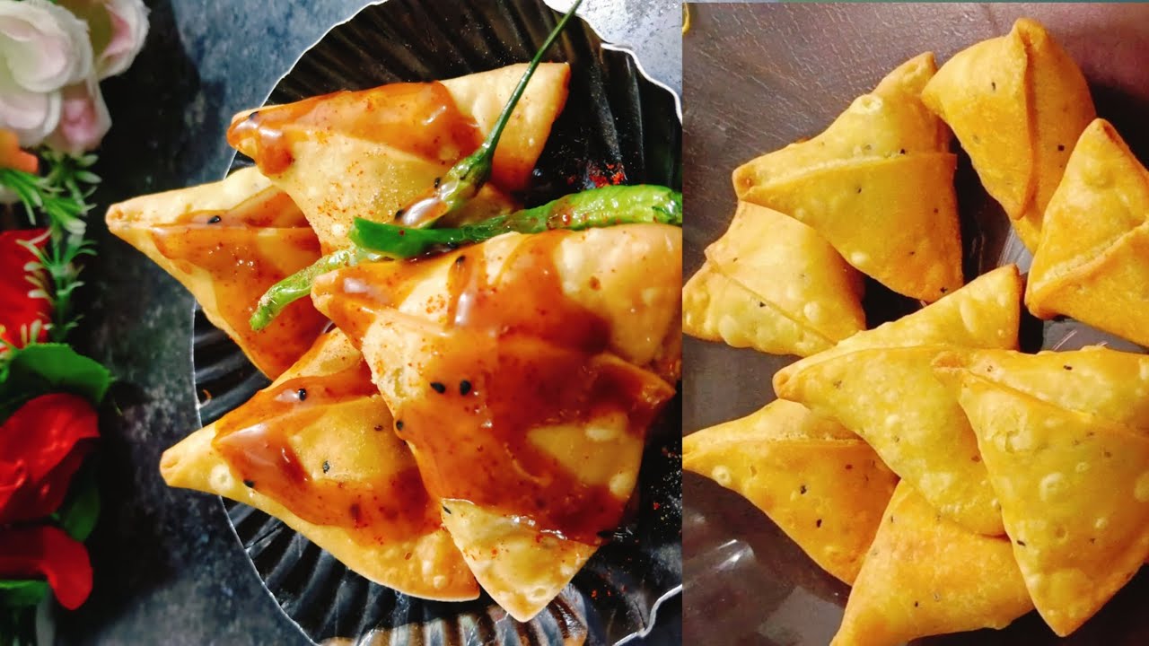 Crispy Tasty Mini Samosa Recipe| How to Make Samosa At Home#aaradhya's Cooking vlogs#samosa 