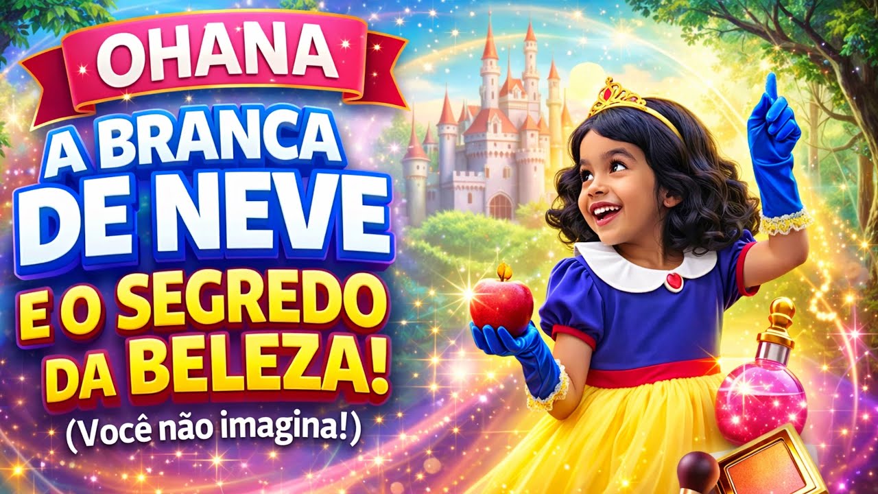 A BRANCA DE NEVE E O SEGREDO DA BELEZA! (Você não imagina!) 🙏🍎