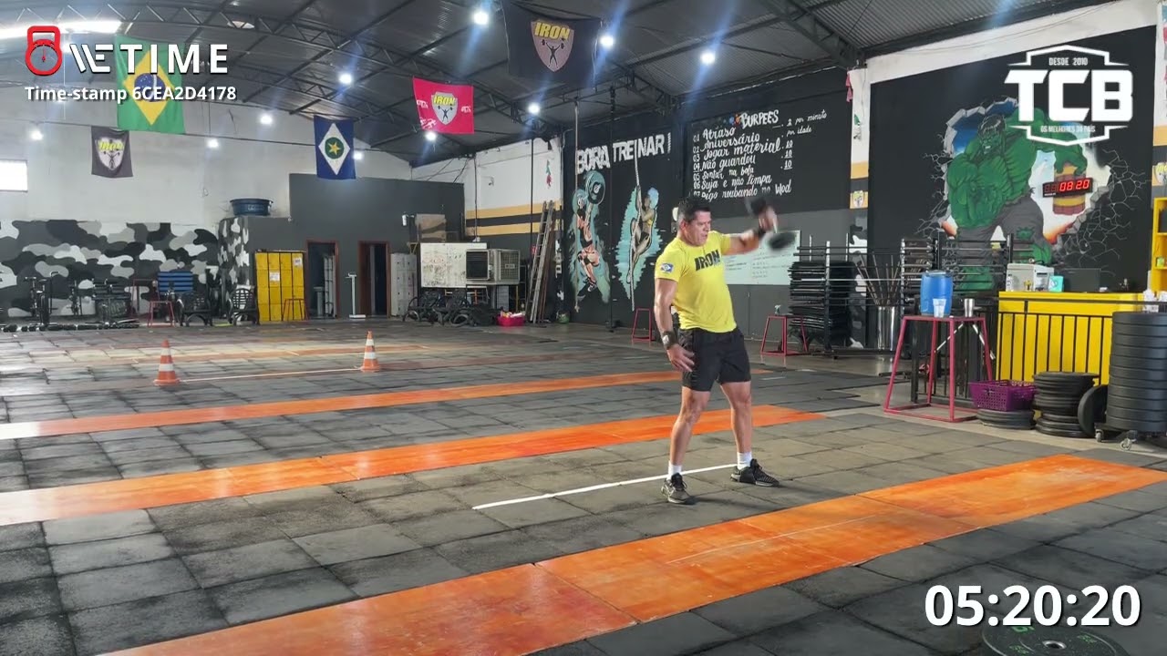 Prova TCB 26.1 - Categoria Master 45-49 anos - Atleta Sérgio Padilha 
