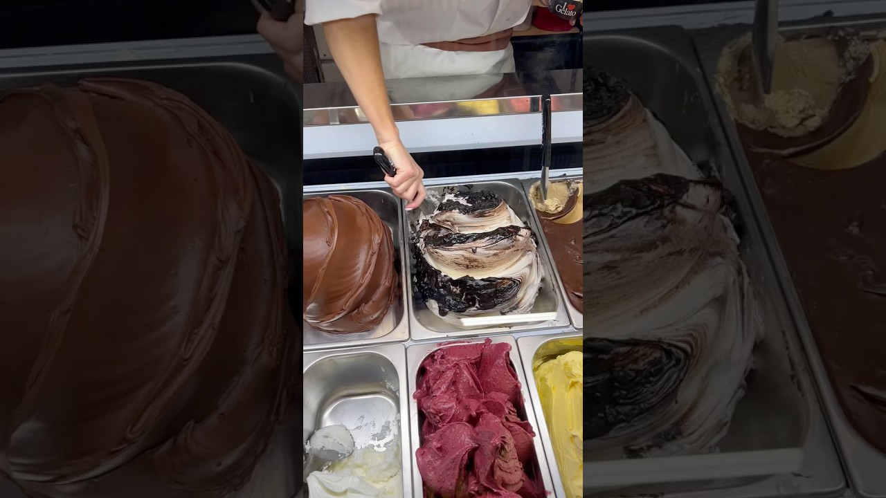Proper way to scoop gelato