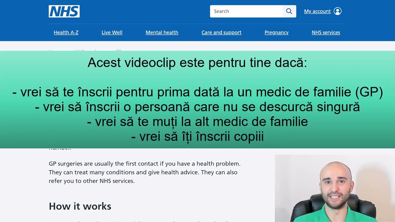 Înscriere online la medic de familie în Anglia, pas cu pas. Înscriere la GP - General Practitioner