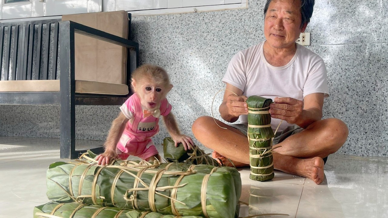 Lulu and Her Grandfather Prepare for Lunar New Year With Traditional Cakes