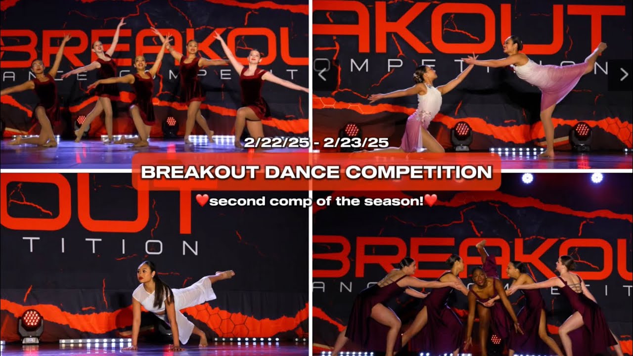 BREAKOUT 2025 | Dance Competition Vlog (2/22/25 - 2/23/25)