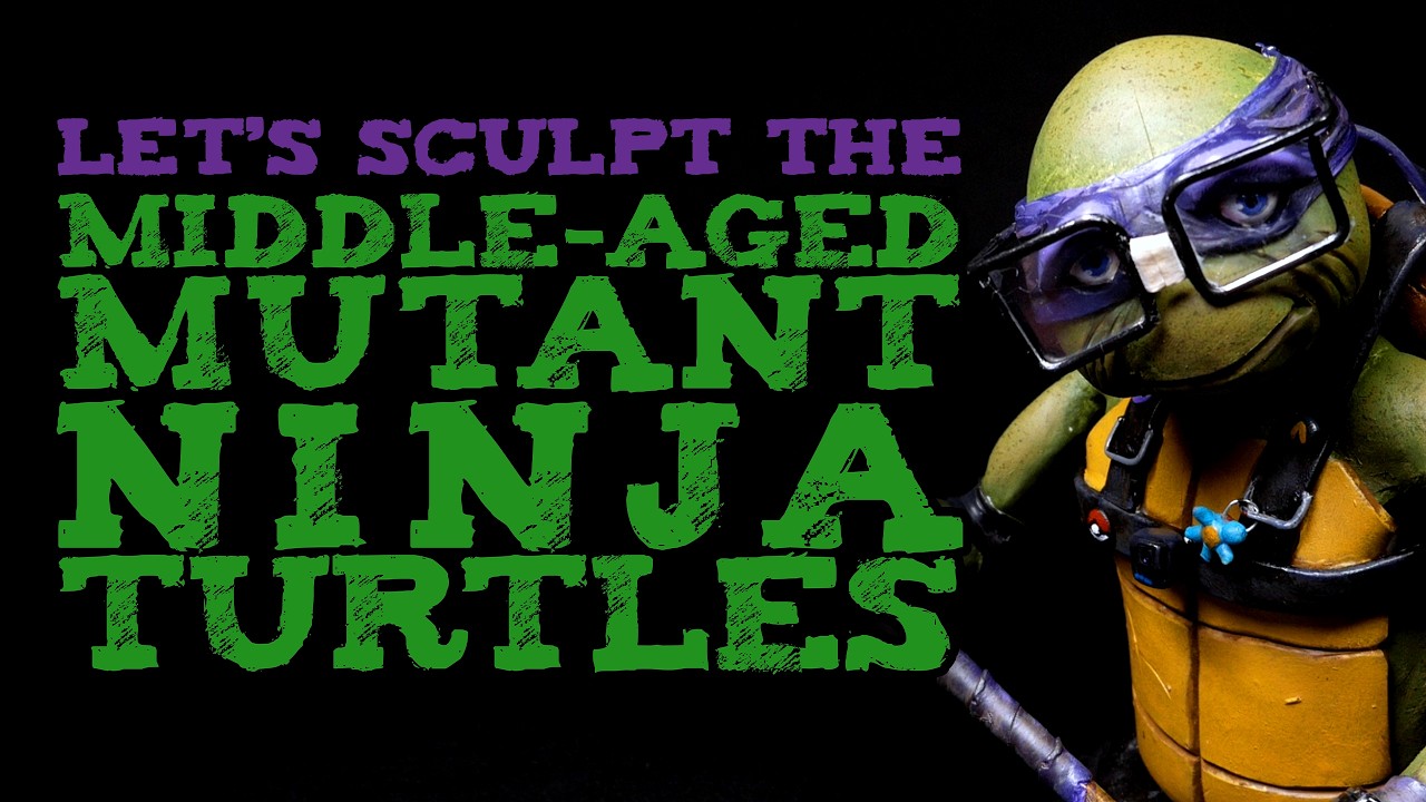 Let's Sculpt Donatello the Middle Aged Mutant Ninja Turtle