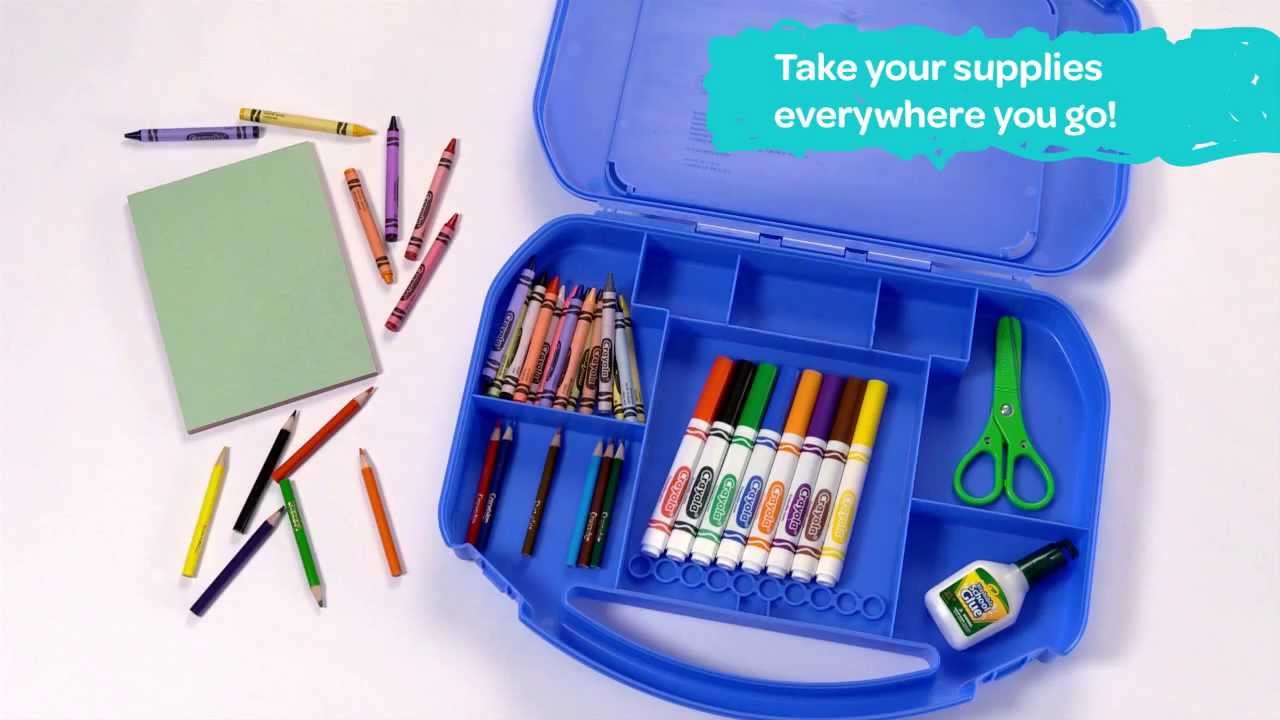 Crayola® Ultimate Art Supplies with Easel Demo