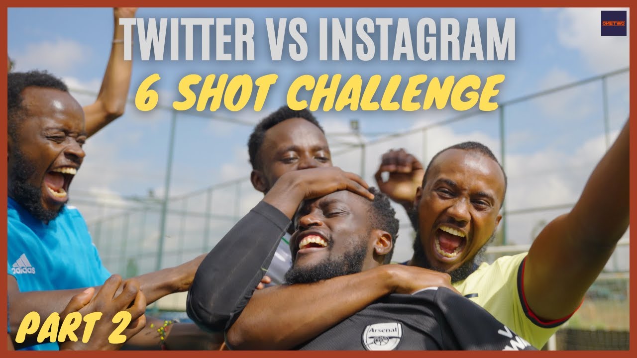 TWITTER VS INSTAGRAM 6 SHOT CHALLENGE | ONETWO TV