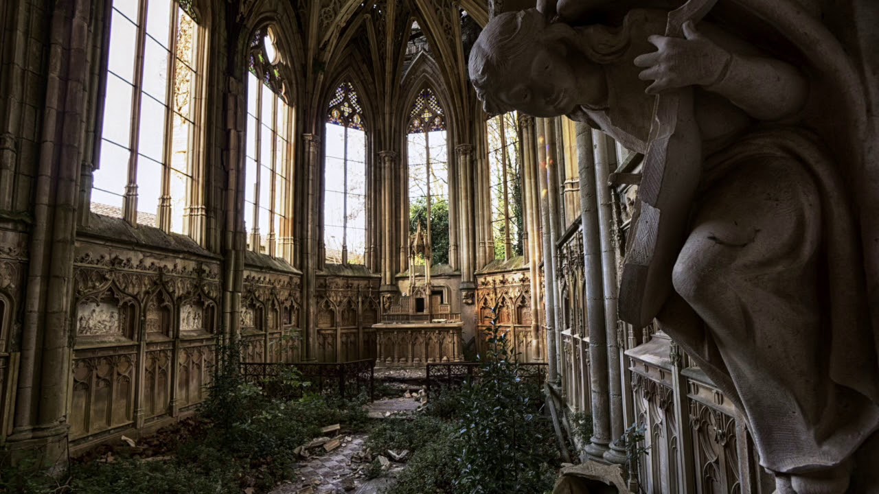 hozier - wasteland, baby! from an abandoned cathedral in the forest